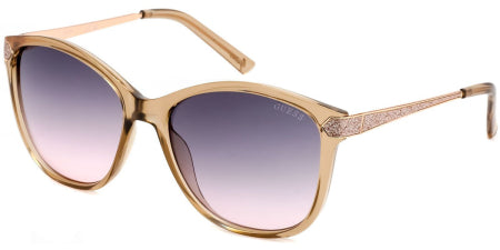 Occhiali da sole da donna Guess con montatura geometrica iniettata Senso.it | Boutique Online