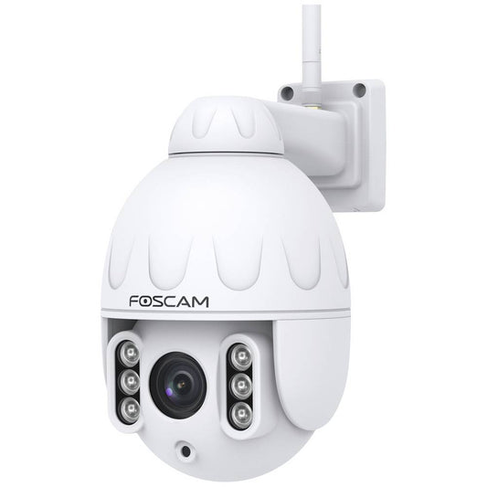FOSCAM SD4 4MP Dual Band WLAN PTZ Dome Telecamera di sorveglianza con zoom ottico 4x e visione notturna fino a 50 metri, riconoscimento di persone, movimenti e rumori, bianco Senso.it | Boutique Online