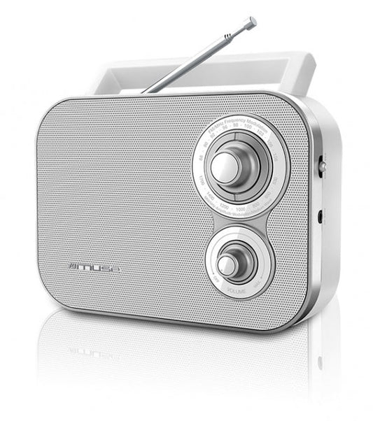 Radio Portatile Muse M-051 RW – Bianco Senso.it | Boutique Online