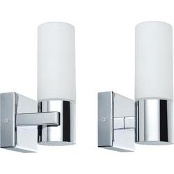 Paulmann Gemini 70354 – Lampada da Specchio IP44, 2×20 W, Attacco E14, 230 V, Cromo Satinato Senso.it | Boutique Online