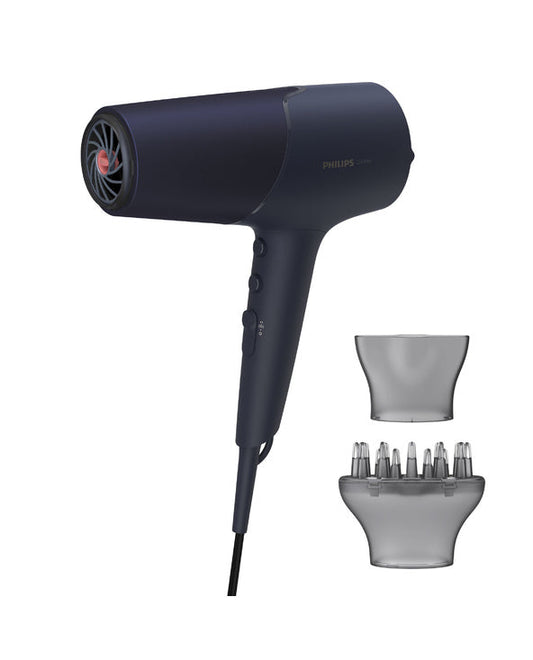 Asciugacapelli Philips Serie 5000 BHD510/00 - Blu Metallizzato, ThermoShield, 2300W Senso.it | Boutique Online