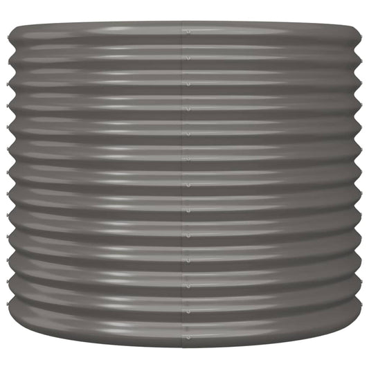 VidaXL Vaso da Giardino in Acciaio Verniciato a Polvere Grigio – 80 x 80 x 68 cm Senso.it | Boutique Online