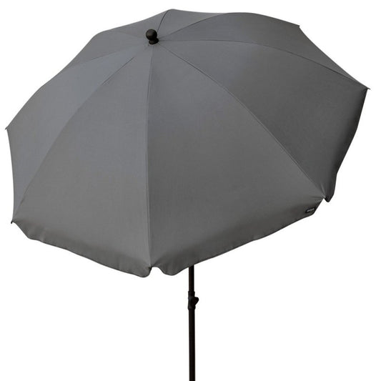 AKTIVE Ombrellone con protezione UV30, Ø240 cm, grigio, palo 28-32 mm, palo flessibile, altezza regolabile Senso.it | Boutique Online