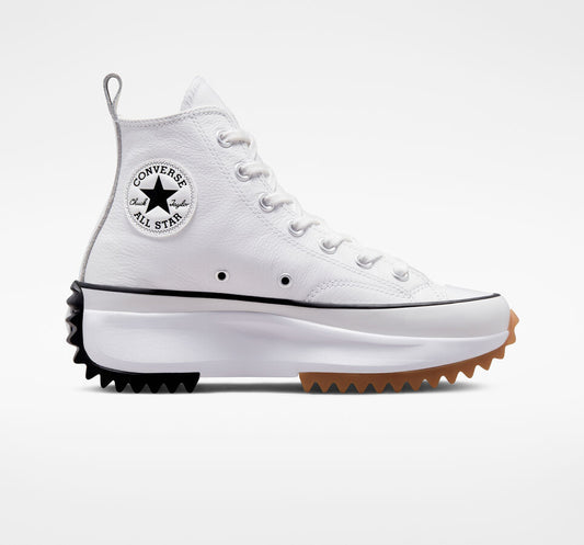 Converse Run Star Hike Hi Leather White Black - UK 6 (EU 39) Senso.it | Boutique Online