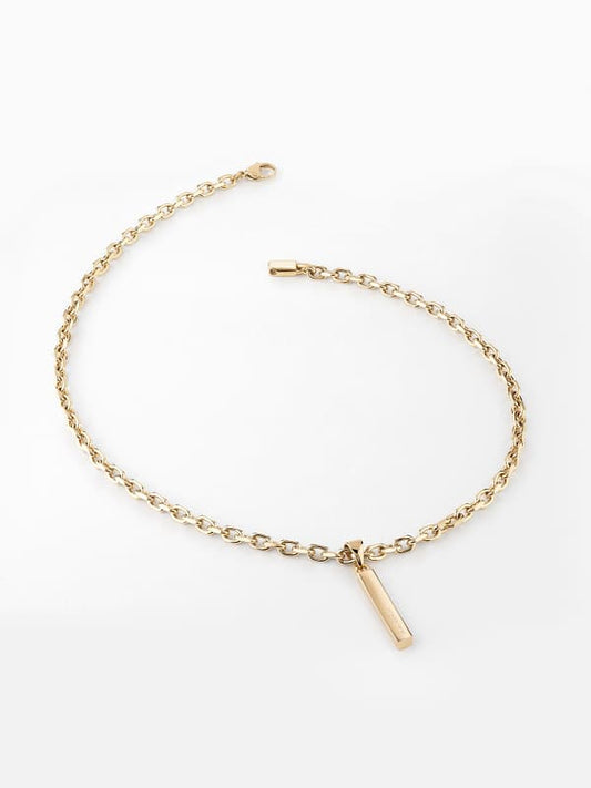 Collana uomo Guess acciaio dorato con Targa Senso.it | Boutique Online