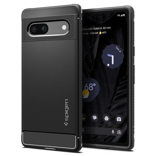Spigen Rugged Armor Designed for Pixel 7a Case (2023) - Matte Black Senso.it | Boutique Online