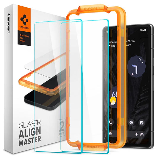 Spigen Google Pixel 7a Skærmbeskytter GLAS.tR ALIGNmaster 2-pak Senso.it | Boutique Online