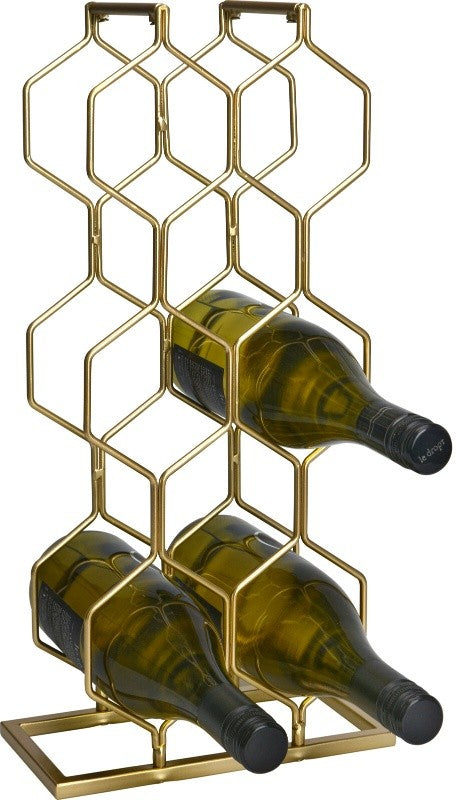 Portavino Home&Styling Oro - 8 Bottiglie Senso.it | Boutique Online