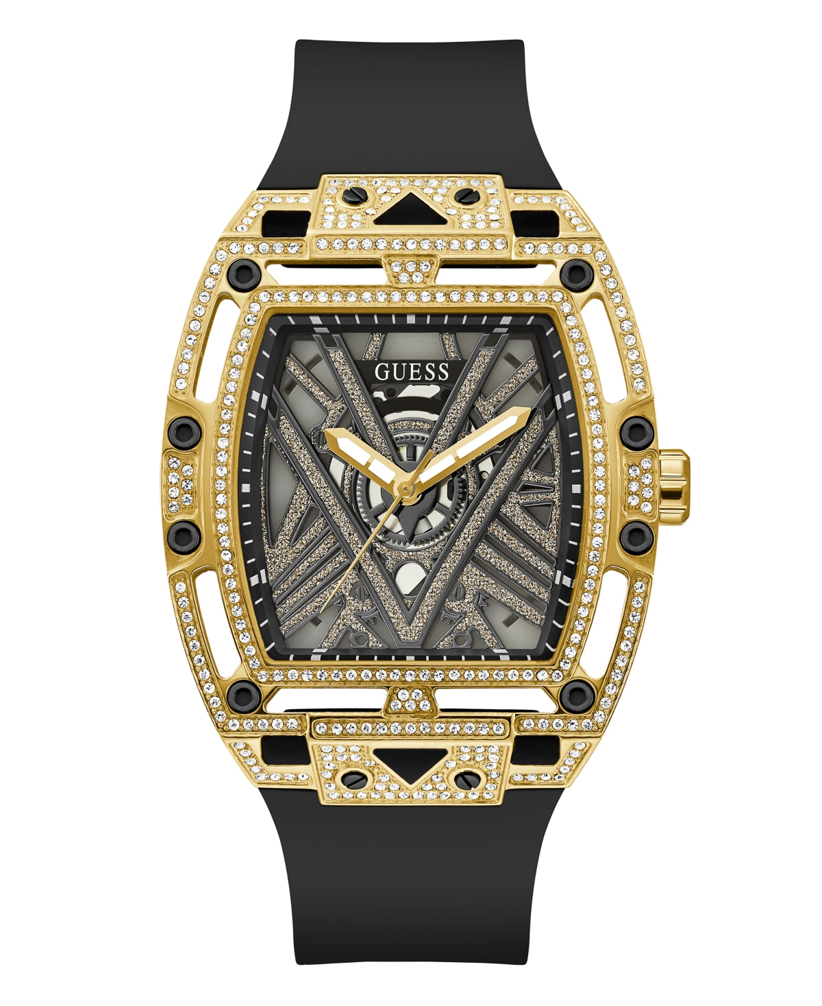 GUESS Orologio da Uomo Legend Nero e Oro Senso.it | Boutique Online