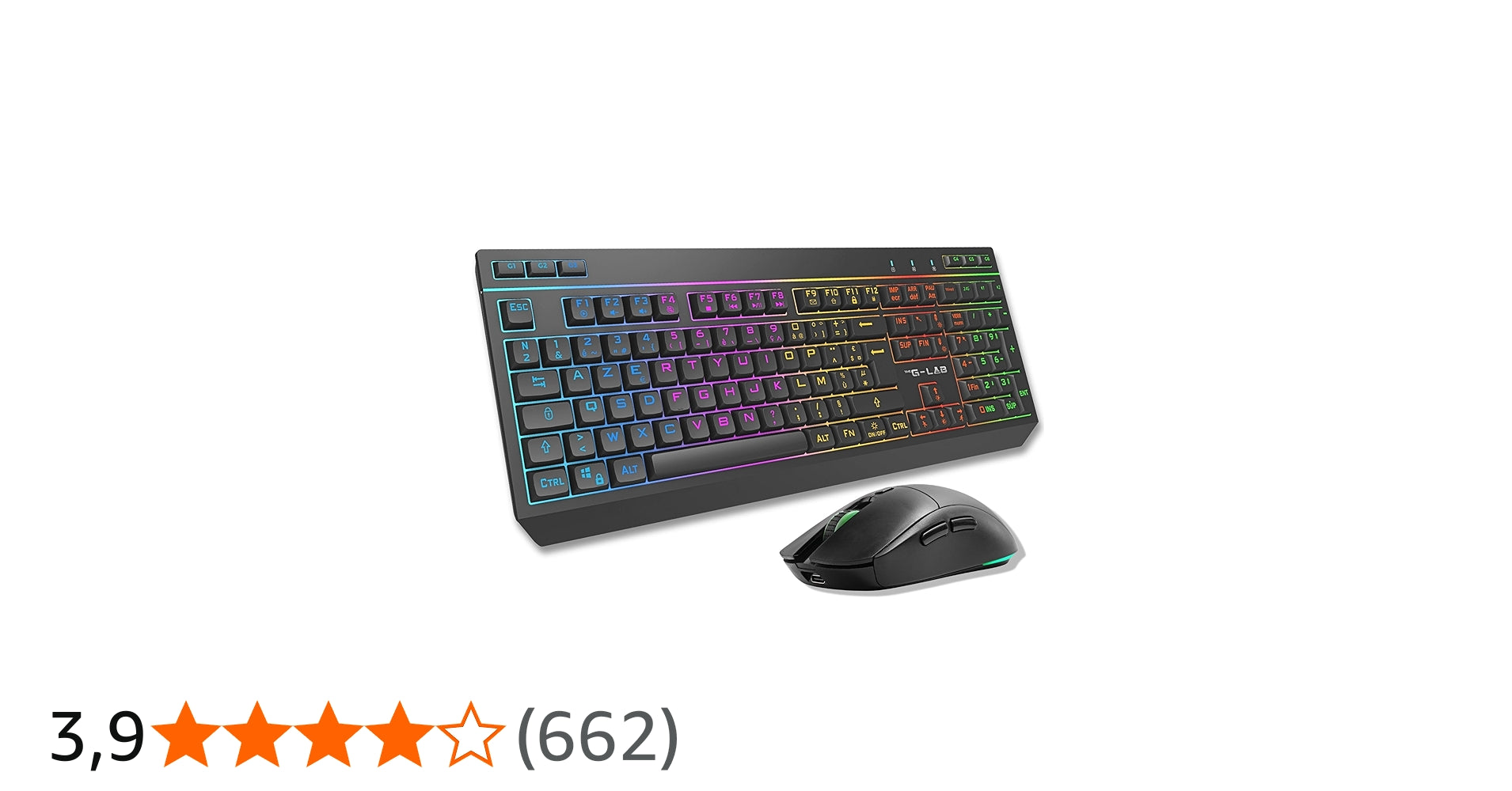 Tastiera gaming wireless The G-Lab Keyz Tungsten EX RGB meccanica compatta 32 macro configurabili tripla connessione PC console Senso.it | Boutique Online