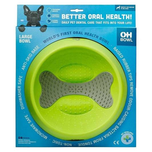 Oh Bowl Ciotola per cani Fresh-Breath, verde, piccola Senso.it | Boutique Online