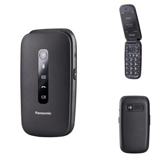 Telefono Panasonic a Conchiglia 4G con Fotocamera e Bluetooth - Nero Senso.it | Boutique Online