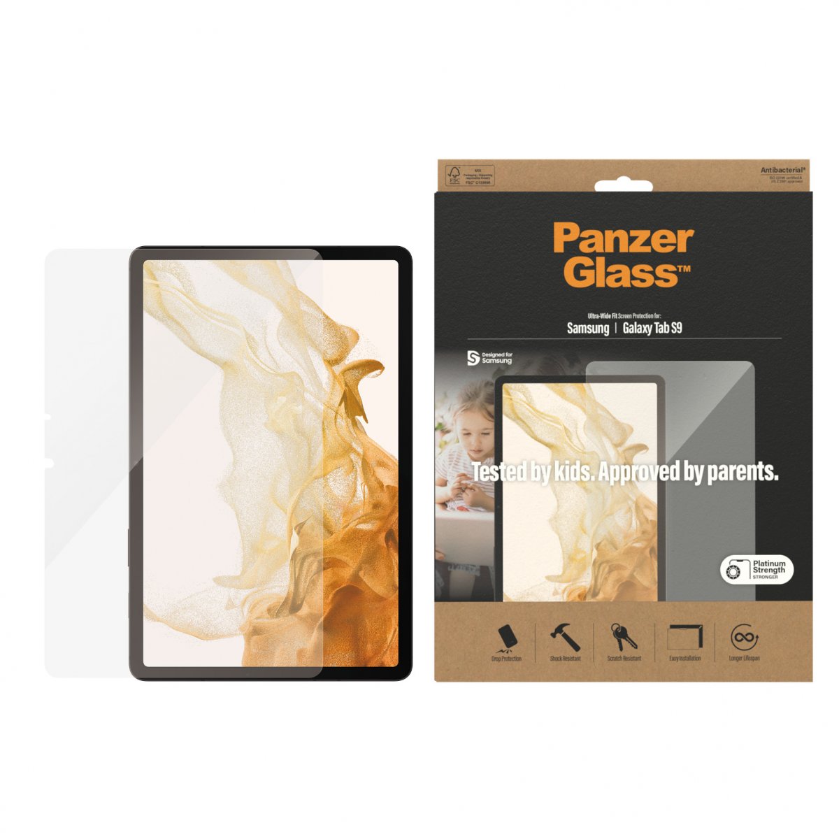 PanzerGlass  Screen Protector Samsung Galaxy Tab S9 |... Senso.it | Boutique Online