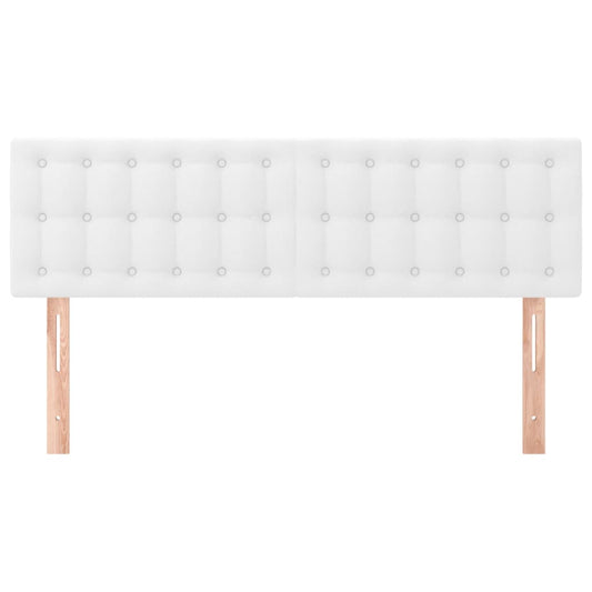 vidaXL – Set 2 testiere per letto 72×5×78/88 cm in similpelle bianca Senso.it | Boutique Online
