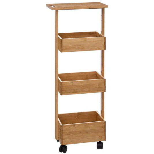 5five - carrello in bambù a 4 livelli con ruote Senso.it | Boutique Online