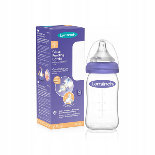 Biberon Lansinoh in Vetro 160 ml Senso.it | Boutique Online