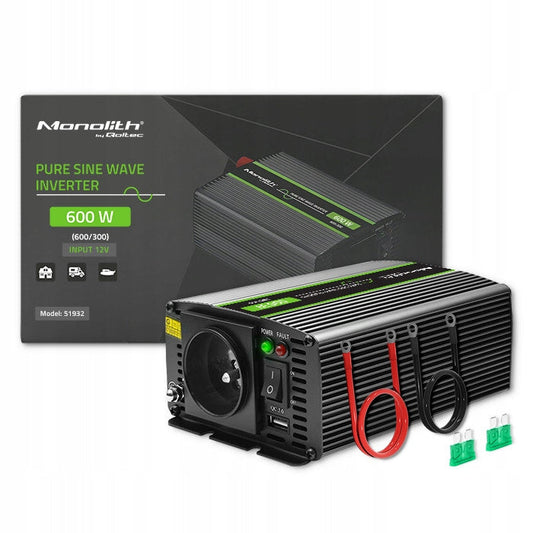 Qoltec Monolith Invertitore 300W 600VA Senso.it | Boutique Online