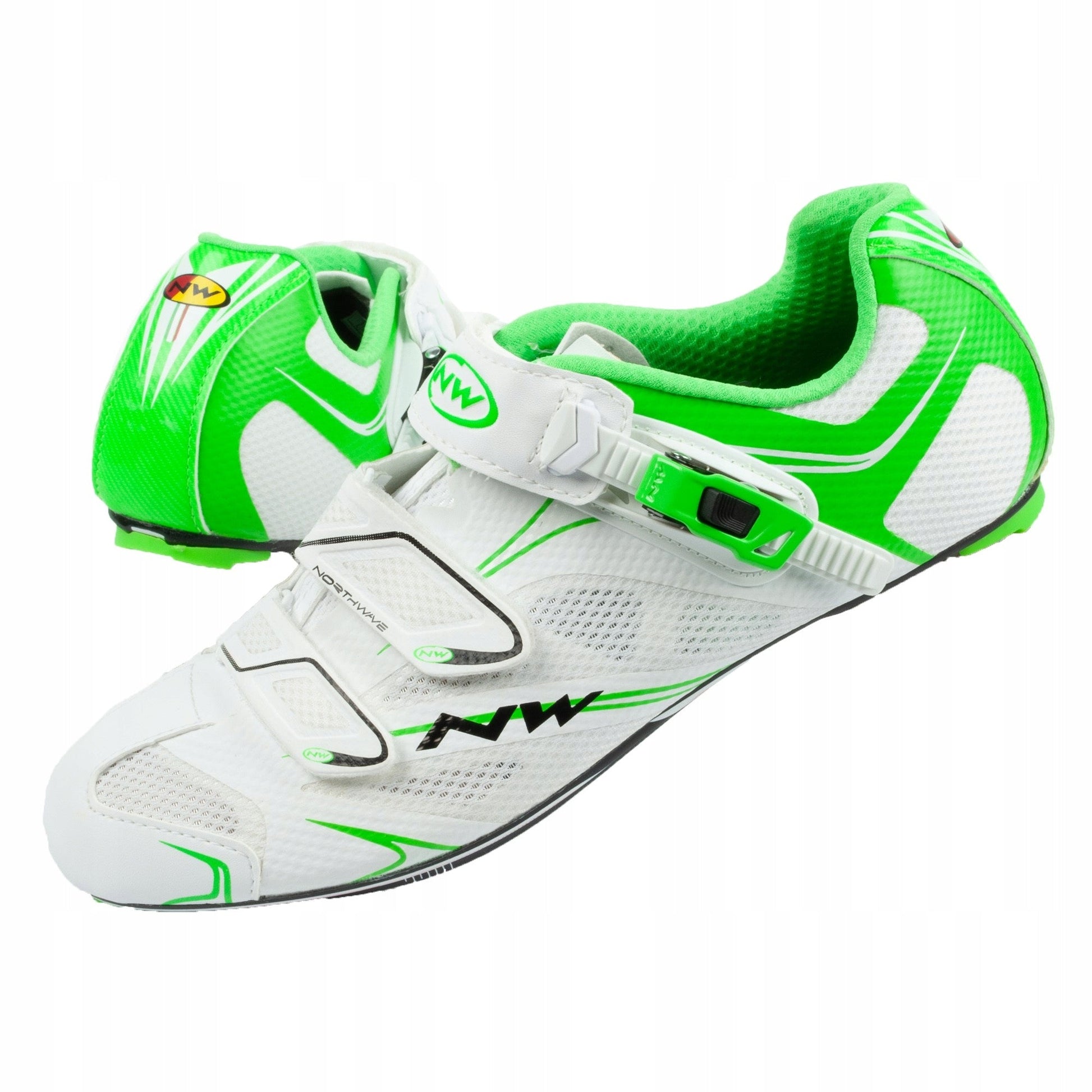 Northwave Scarpa Tecnica Sonic Tech SRS Bianco/Verde Fluo EU 42 Senso.it | Boutique Online