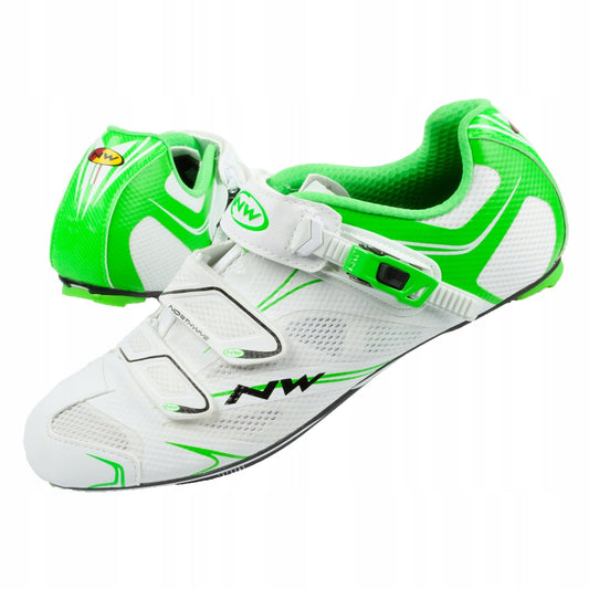 Northwave Scarpa Tecnica Sonic Tech SRS Bianco/Verde Fluo EU 42 Senso.it | Boutique Online