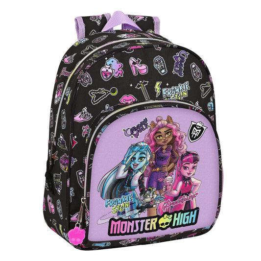 Zaino Scuola Monster High "Creep" Nero – 28x34x10 cm Senso.it | Boutique Online