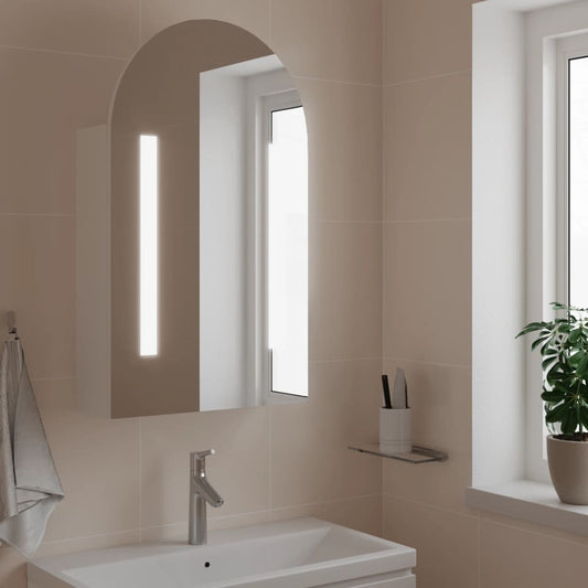 VidaXL Mobiletto da bagno con specchio e luce LED, bianco Senso.it | Boutique Online