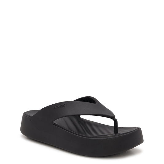 Crocs Getaway Donna: Sandali Infradito con Plateau - Nero Senso.it | Boutique Online