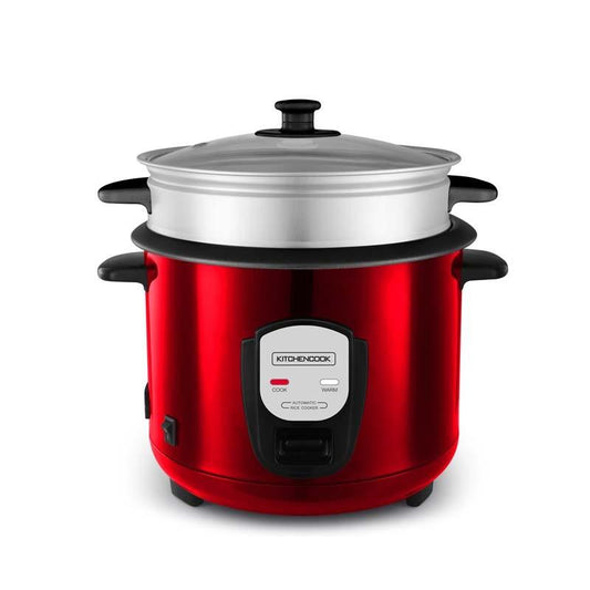 Cuociriso Rosso da 1,8L con Cestello a Vapore - Japan X Red di Kitchencook Senso.it | Boutique Online