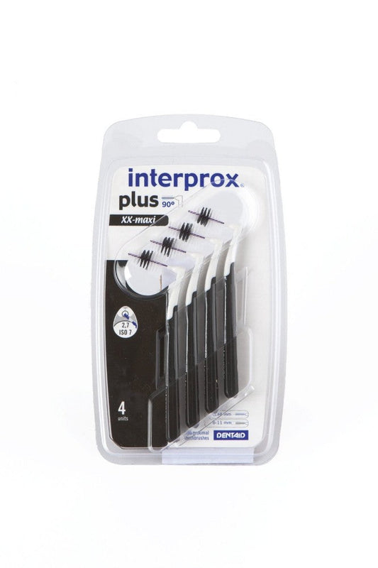 3 X Interprox Plus Interdental Brushes, Black, XX-Maxi Pack of 4 (3 X 4 Pack) Senso.it | Boutique Online